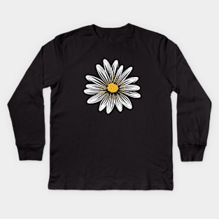 Gentle like a daisy Kids Long Sleeve T-Shirt